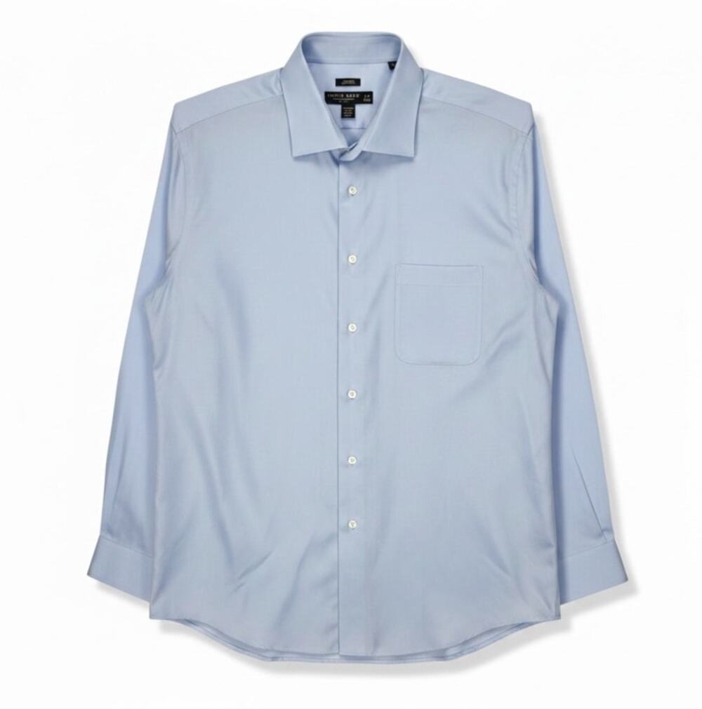 BANANA REPUBLIC Women's LONG SLEEVE Button Up Dress Shirt BLUE Size MEDIUM